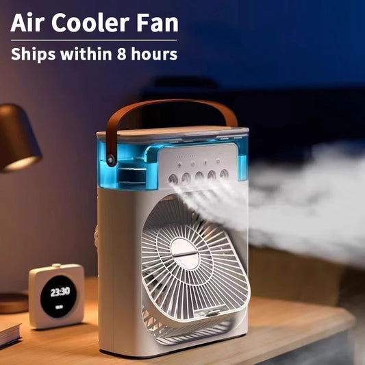 Ventilateur Climatiseur 3-en-1 LED - Fraicheur Immediate
